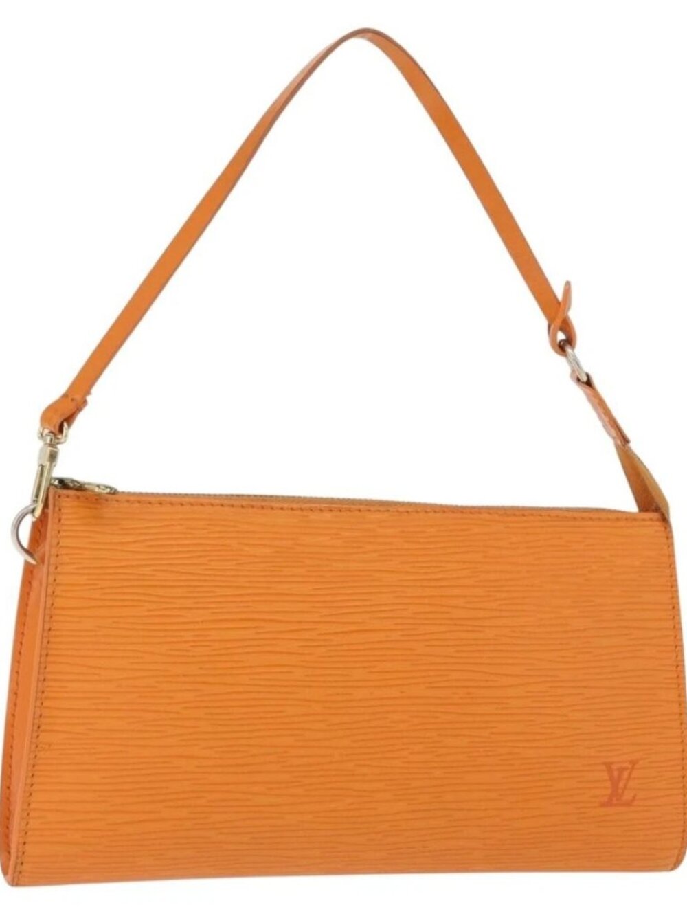 LOUIS VUITTON Epi Pochette Accessoires Pouch Orange Mandarin M5294H Auth 172673 - Picture 2 of 16